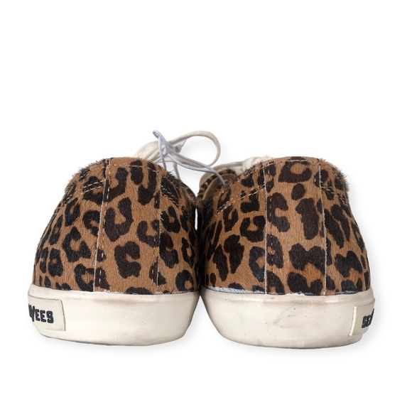 SeaVees Women's Monterey Mulholland Cowhide Leopard Print Sneaker 28400 Size 9 - Picture 4 of 8